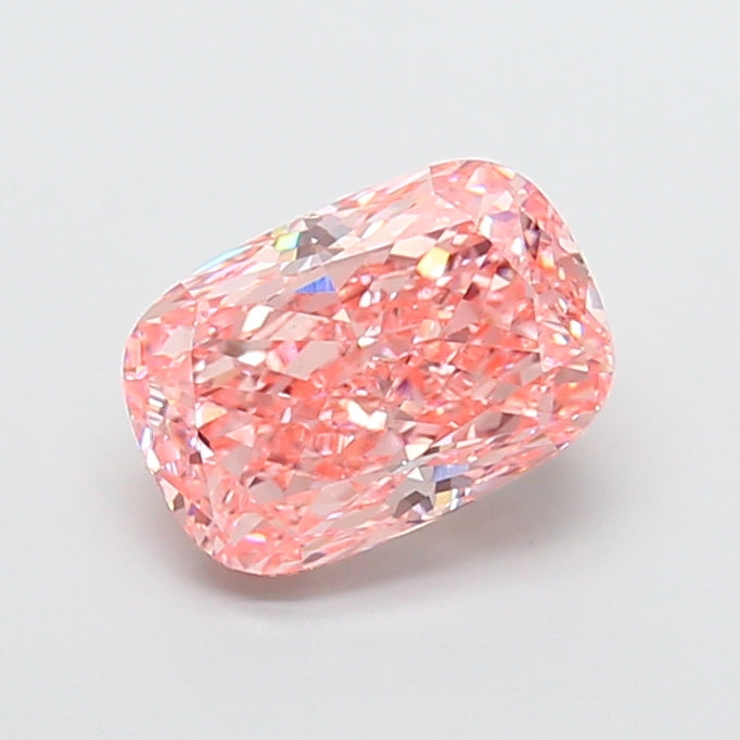 DovEggs 3.52ct cushion fancy vivid pink VS1-LAB GROWN DIAMOND-EVD801684071