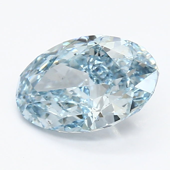 DovEggs 1.670ct Oval F.I.Blue VS1-LAB GROWN DIAMOND-LET119G1