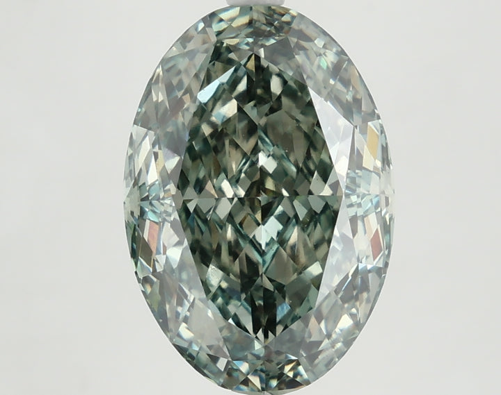 DovEggs 6.320ct Oval F.V.Green VS1-LAB GROWN DIAMOND-LKF02A5