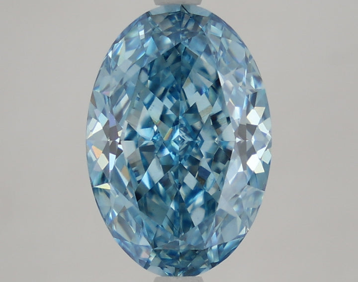 DovEggs 3.860ct Oval F.V.Blue VS1-LAB GROWN DIAMOND-LAE102A15
