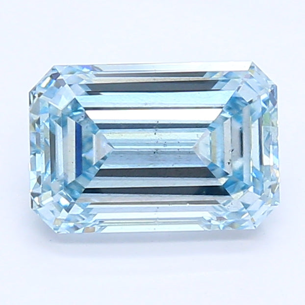 DovEggs 1.000ct Emerald F.I.Blue SI1-LAB GROWN DIAMOND-LLA173A180