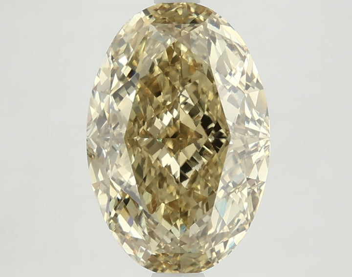 DovEggs 4.090ct Oval F.V.Yellow VS2-LAB GROWN DIAMOND-LKJ11A17