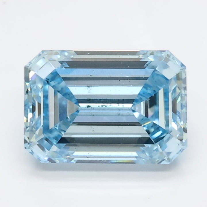 DovEggs 2.010ct Emerald F.V.Blue VS2-LAB GROWN DIAMOND-LGS411166