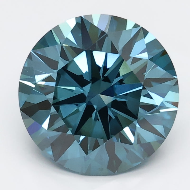 DovEggs 2.550ct Round Blue VS1-LAB GROWN DIAMOND-LGS410528