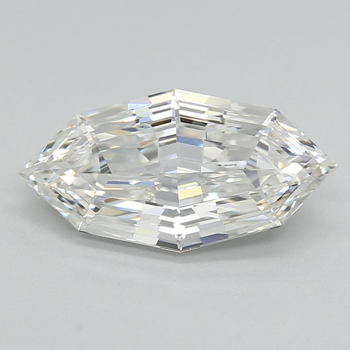 DovEggs 2.100ct LONG STEP CUT MARQUISE F VS1-LAB GROWN DIAMOND-LFJ04A45
