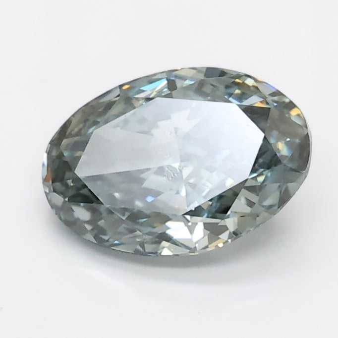 1.000ct oval blue VS1 lab grown diamond loose stone, LGS410457 | DovEggs