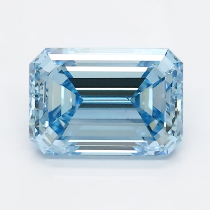 DovEggs 1.110ct Emerald F.V.Blue VS2-LAB GROWN DIAMOND-LGS411171