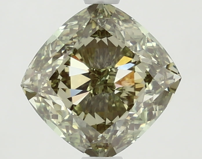 DovEggs 2.190ct Cushion F.V.Green VS1-LAB GROWN DIAMOND-LEP193A6