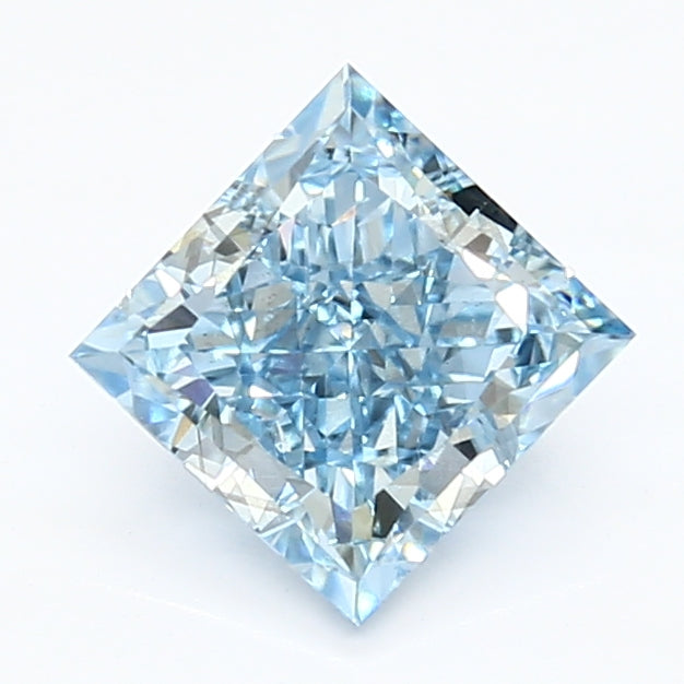 DovEggs 1.650ct Princess F.I.Blue VS1-LAB GROWN DIAMOND-LEL12D15