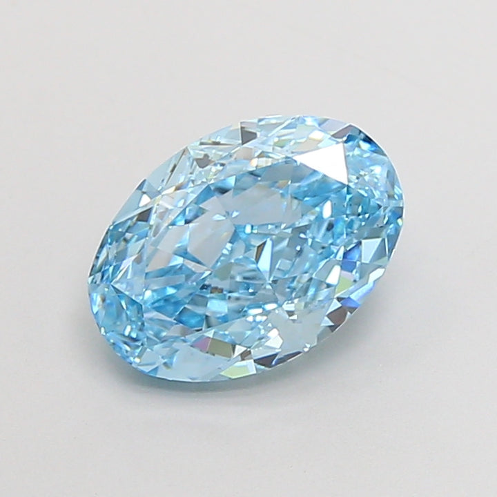 DovEggs 2.05ct oval fancy vivid blue VS1-LAB GROWN DIAMOND-EVD828622697