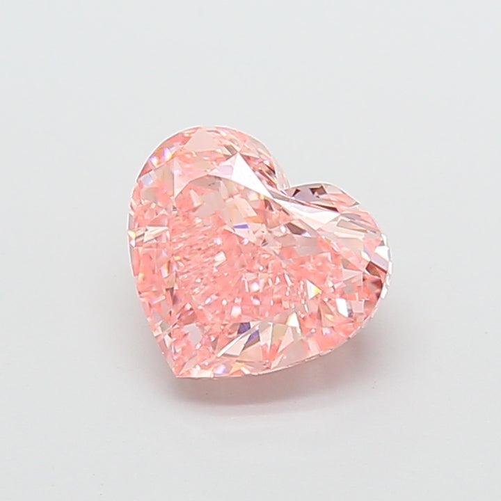 DovEggs 3.00ct heart fancy vivid pink VS1-LAB GROWN DIAMOND-EVD803614785