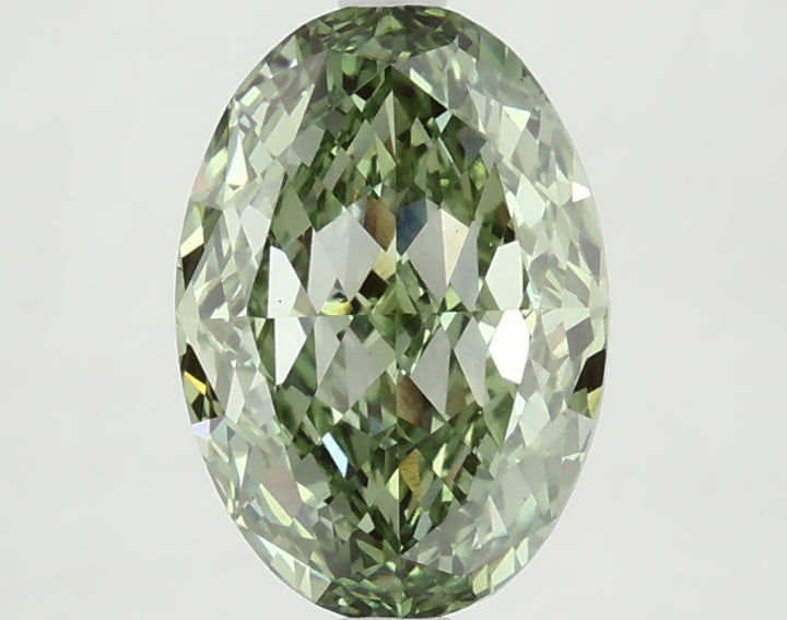 DovEggs 3.010ct Oval F.V.Green VS1-LAB GROWN DIAMOND-LEG23A22