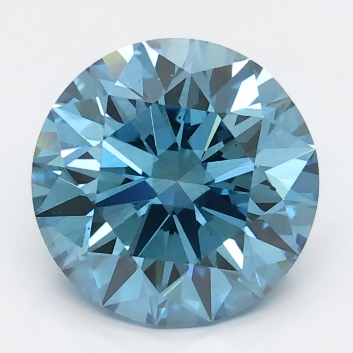 DovEggs 2.080ct Round F.V.Blue SI1-LAB GROWN DIAMOND-LGS410523