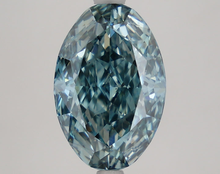 DovEggs 3.730ct Oval F.V.Blue VS2-LAB GROWN DIAMOND-LEF121A5