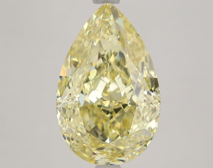DovEggs 5.460ct Pear F.I.Yellow VVS2-LAB GROWN DIAMOND-LKF02A31