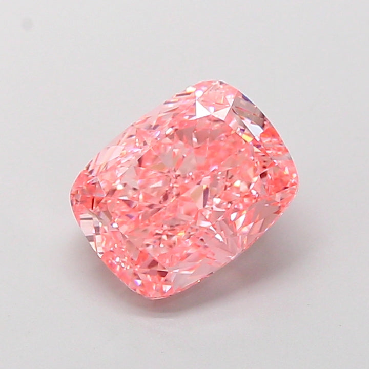 DovEggs 3.02ct cushion fancy vivid pink VS1-LAB GROWN DIAMOND-EVD789630145