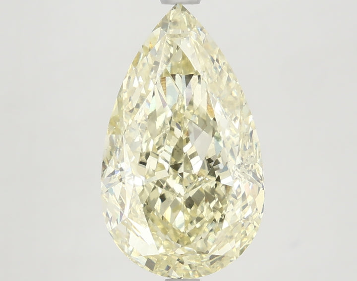 DovEggs 5.080ct Pear F.Yellow VS1-LAB GROWN DIAMOND-LKJ11A10