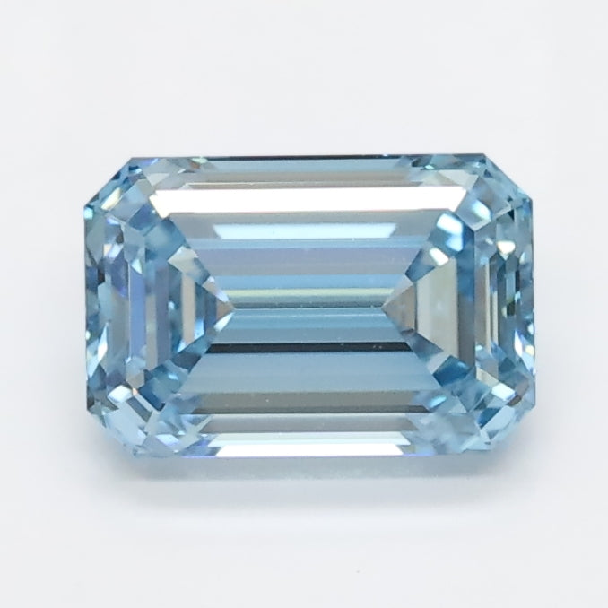 DovEggs 1.020ct Emerald F.V.Blue VS1-LAB GROWN DIAMOND-LGS410474