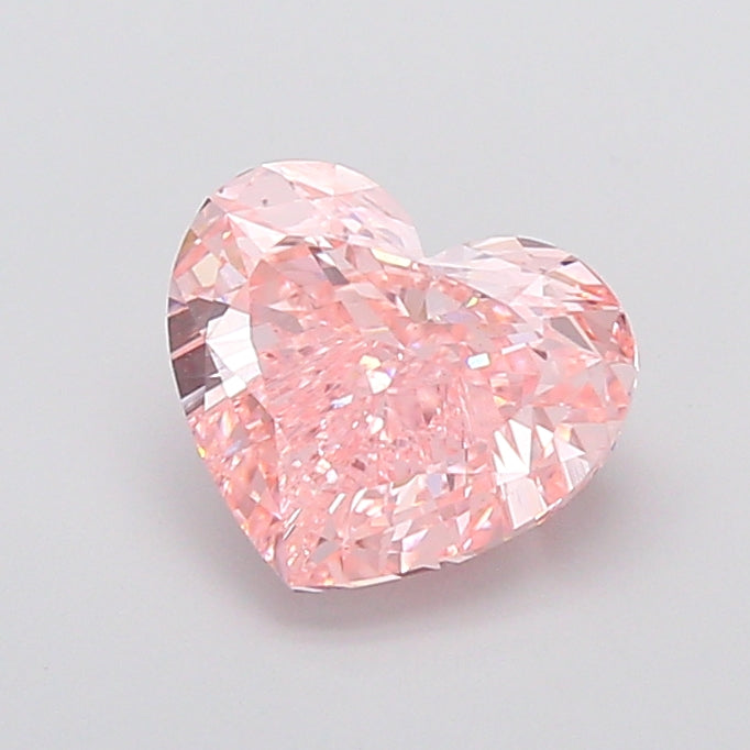 DovEggs 3.03ct heart fancy vivid pink VS1-LAB GROWN DIAMOND-K27238