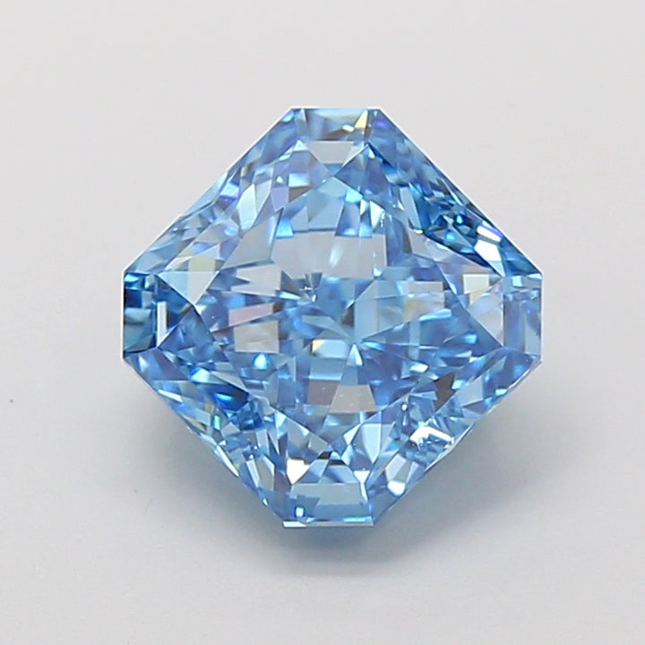 DovEggs 3.02ct radiant fancy vivid blue VVS2-LAB GROWN DIAMOND-EVD803614721