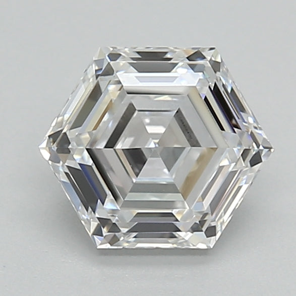 DovEggs 1.080ct Hexagonal D VVS2-LAB GROWN DIAMOND-LRF299E11