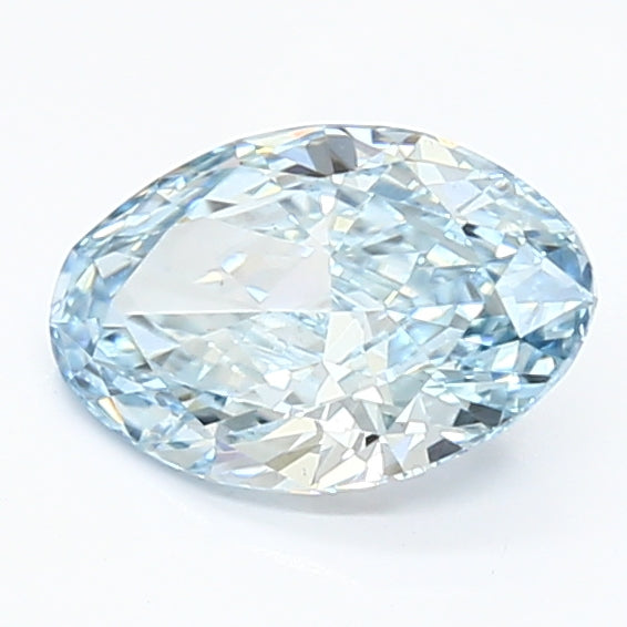 DovEggs 1.190ct Oval F.V.Blue VS2-LAB GROWN DIAMOND-LET112J6