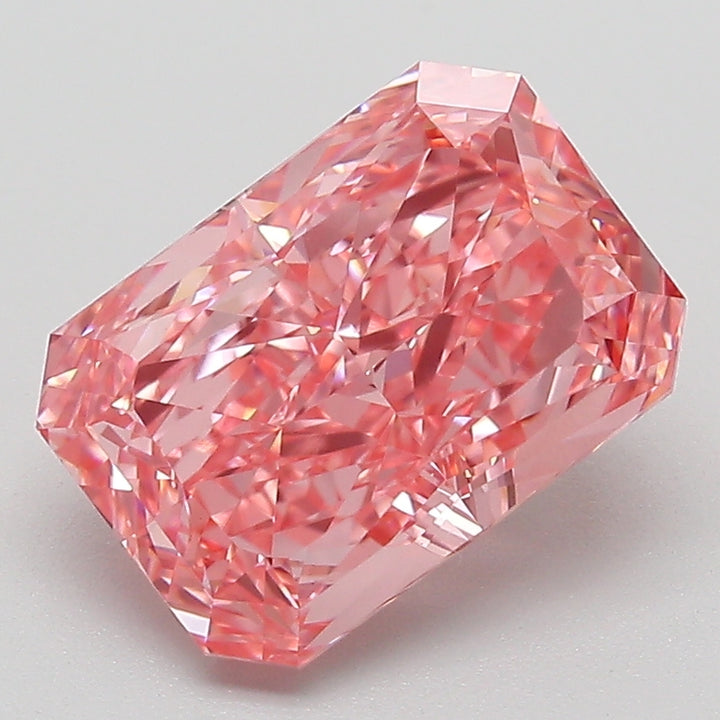 DovEggs 3.17ct radiant fancy vivid pink VVS2-LAB GROWN DIAMOND-EVD823624210