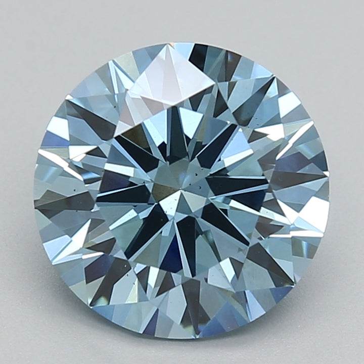 DovEggs 2.000ct Round F.V.Blue VS2-LAB GROWN DIAMOND-LFP05A128