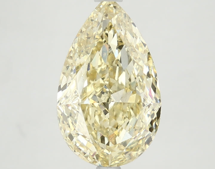 DovEggs 3.610ct Pear F.I.Yellow VVS2-LAB GROWN DIAMOND-LKJ04A53