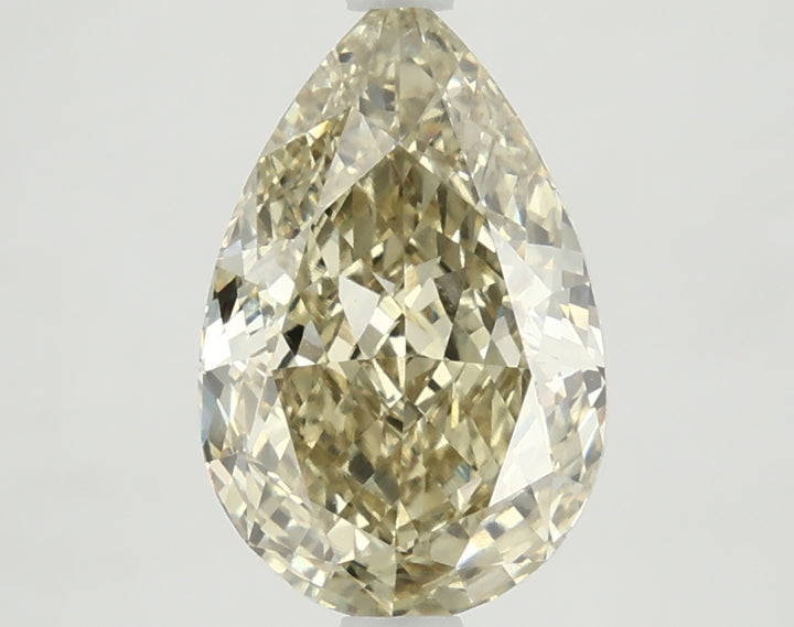 DovEggs 3.170ct Pear F.V.Yellow VS1-LAB GROWN DIAMOND-LKJ09A29