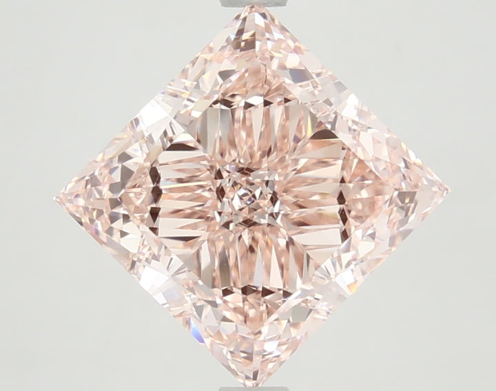 DovEggs 3.910ct Princess F.I.Pink VVS2-LAB GROWN DIAMOND-LFE86A20