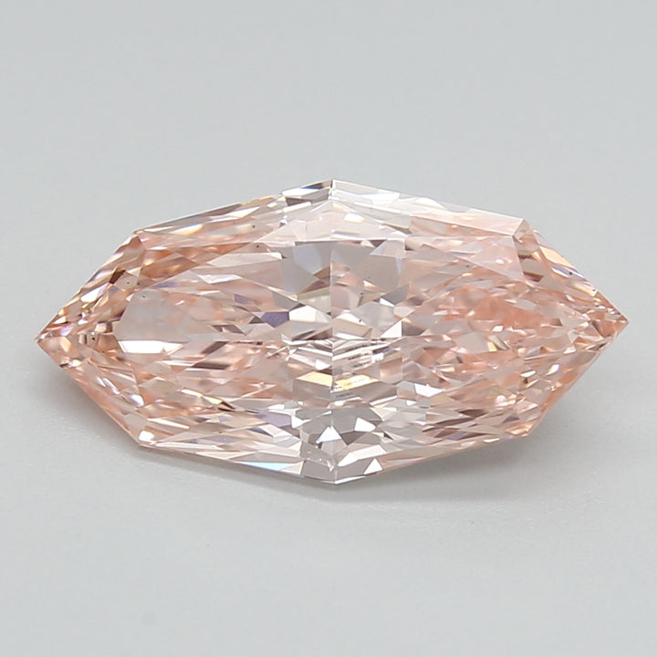 DovEggs 2.020ct Marquise Modified Step F.I.Pink VS1-LAB GROWN DIAMOND-LFC13A11
