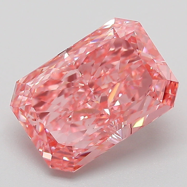 DovEggs 3.02ct radiant fancy vivid pink VS1-LAB GROWN DIAMOND-EVD821674369