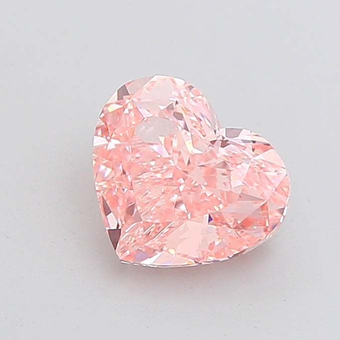 DovEggs 5.00ct heart fancy vivid pink VS1-LAB GROWN DIAMOND-K27241