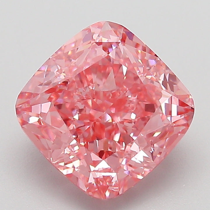 DovEggs 3.21ct cushion fancy vivid pink VVS2-LAB GROWN DIAMOND-EVD822608729
