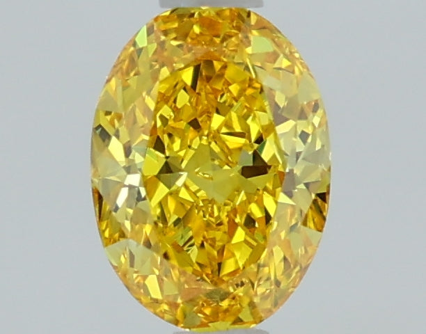 DovEggs 1.100ct Oval F.V.Yellow VS1-LAB GROWN DIAMOND-LSJ05C8