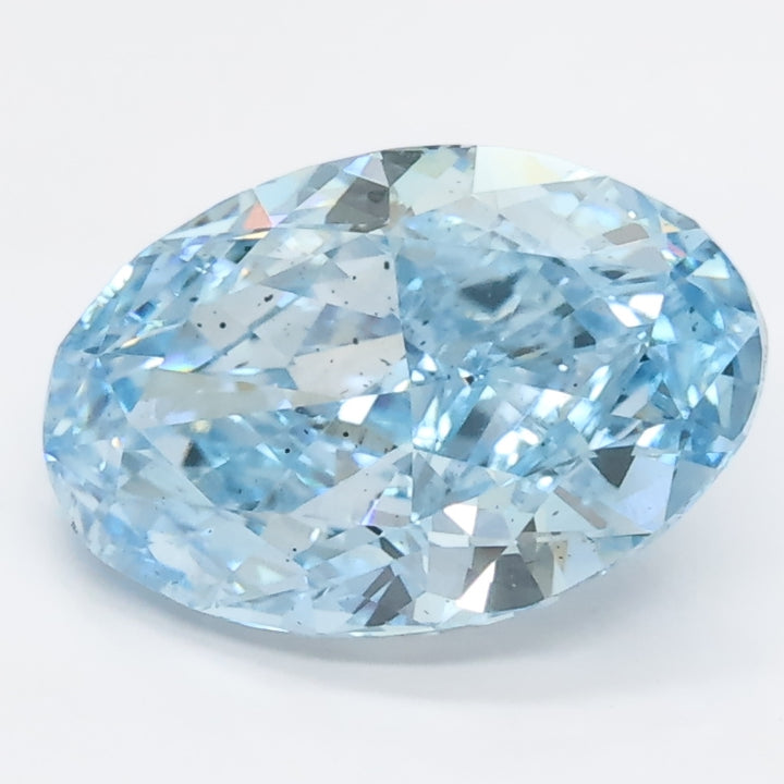 DovEggs 2.100ct Oval F.V.Blue SI1-LAB GROWN DIAMOND-LGS411188
