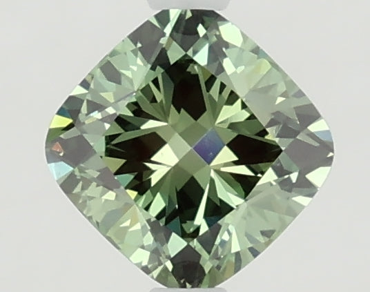 DovEggs 1.010ct Cushion F.V.Green VS1-LAB GROWN DIAMOND-LRF276D21