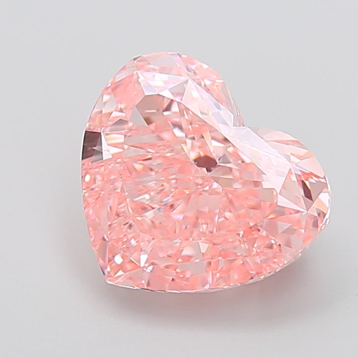 DovEggs 5.00ct heart fancy vivid pink VVS2-LAB GROWN DIAMOND-EVD803614442