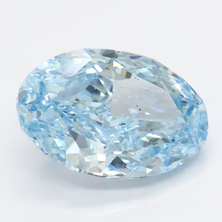 DovEggs 1.860ct Oval F.V.Blue SI1-LAB GROWN DIAMOND-LGS411185