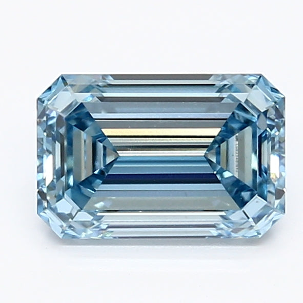 DovEggs 1.290ct Emerald F.I.Blue VVS2-LAB GROWN DIAMOND-LHG36A18