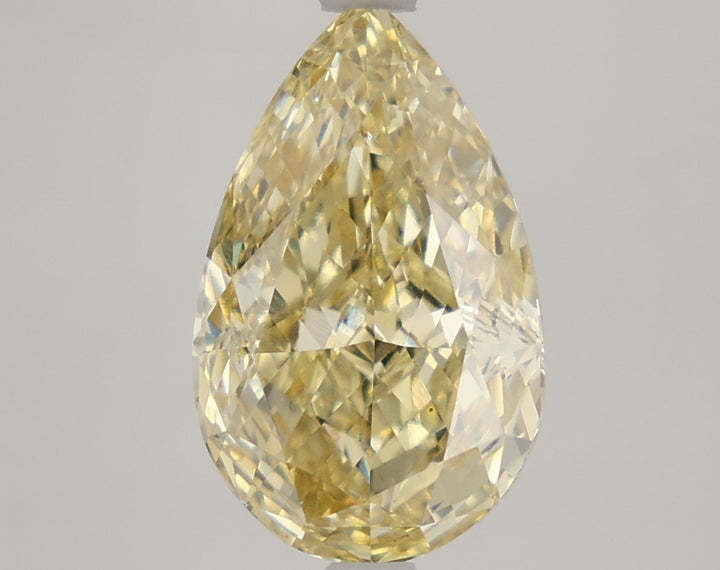 DovEggs 3.940ct Pear F.I.Yellow VVS2-LAB GROWN DIAMOND-LKJ03A7