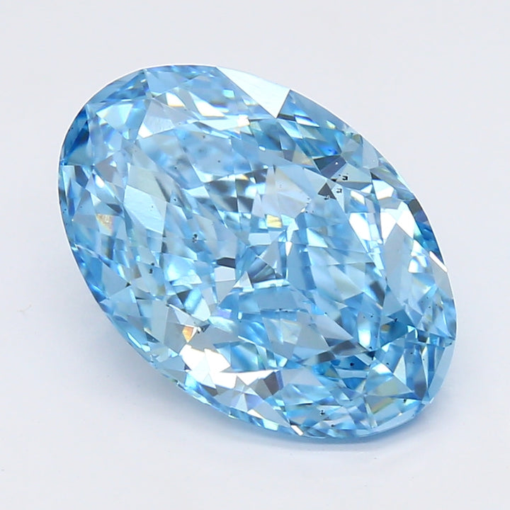 DovEggs 2.630ct Oval F.V.Blue VS2-LAB GROWN DIAMOND-LAE89A40