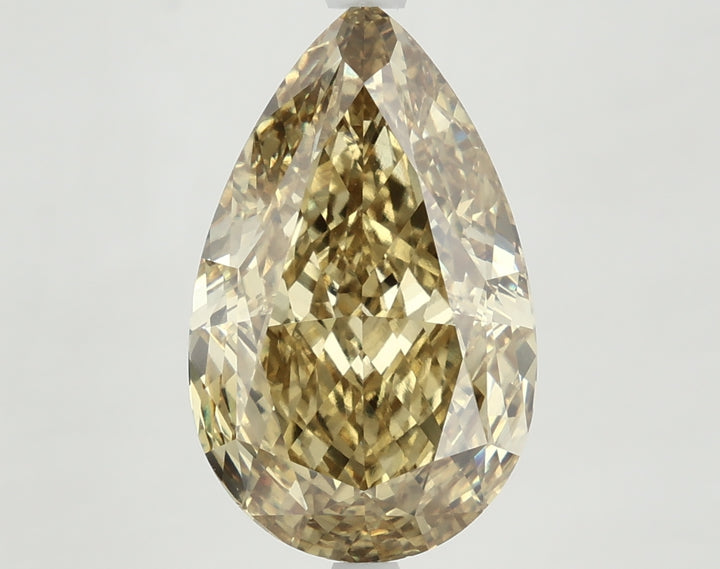 DovEggs 6.770ct Pear F.V.Yellow VVS2-LAB GROWN DIAMOND-LKJ05A4