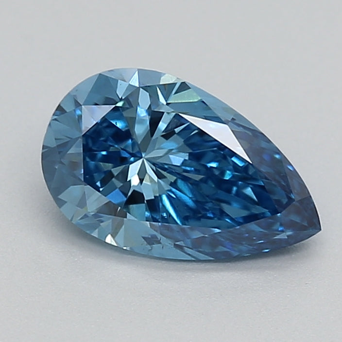 DovEggs 0.850ct Pear F.V.Blue VS2-LAB GROWN DIAMOND-LEF74A19