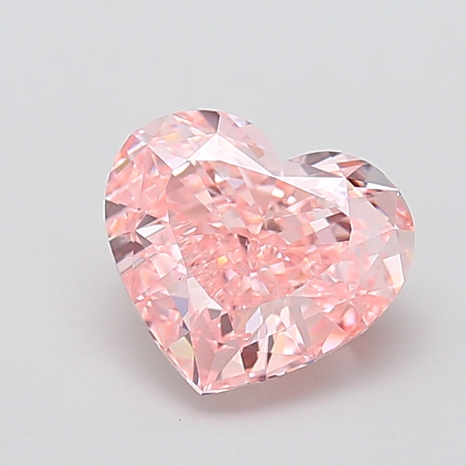 DovEggs 3.02ct heart fancy vivid pink VS1-LAB GROWN DIAMOND-10075695