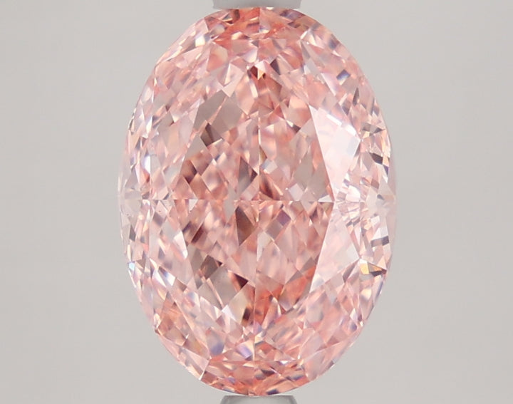 DovEggs 2.950ct Oval F.V.Pink VS1-LAB GROWN DIAMOND-LFE75A43
