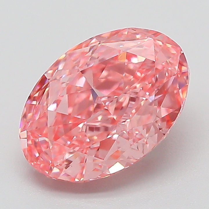 DovEggs 2.10ct oval fancy vivid pink VVS2-LAB GROWN DIAMOND-EVD821610887