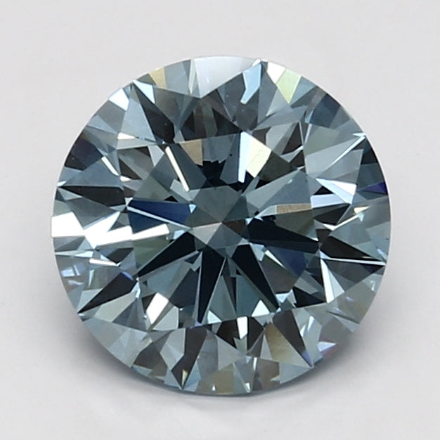 DovEggs 2.270ct Round F.V.Blue VS1-LAB GROWN DIAMOND-LHH02E11