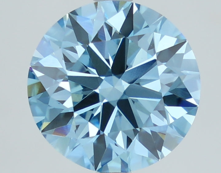 DovEggs 2.990ct Round F.V.Blue VVS2-LAB GROWN DIAMOND-LHC05A3
